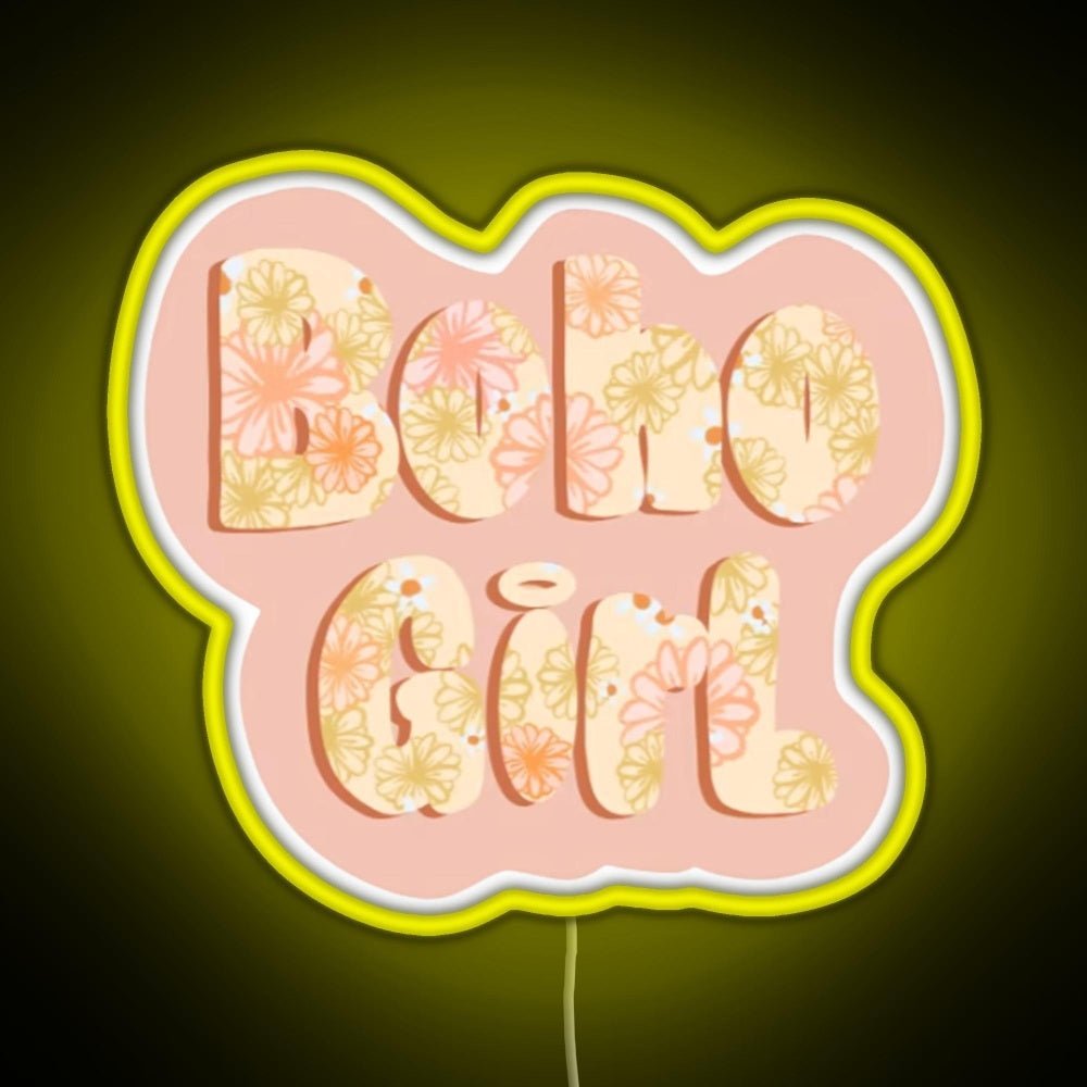 Boho Girl Rgb Neon Sign - Shineneon