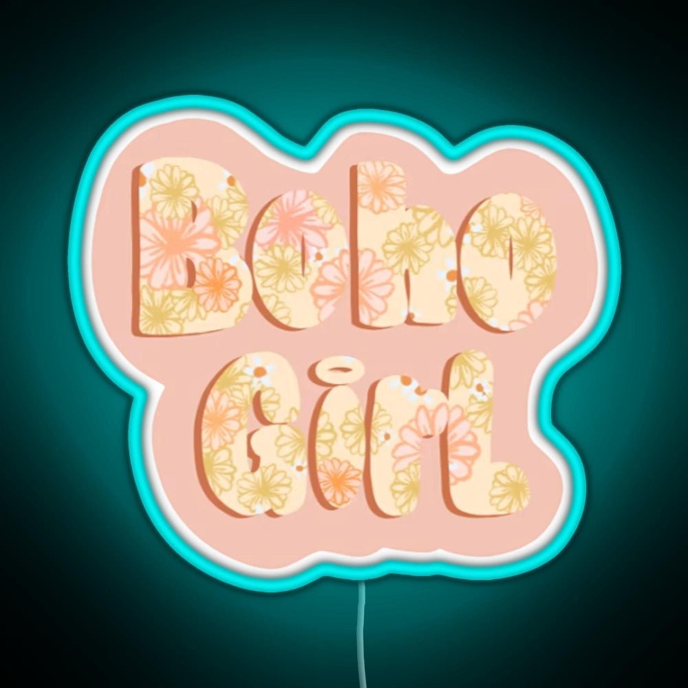 Boho Girl Rgb Neon Sign - Shineneon