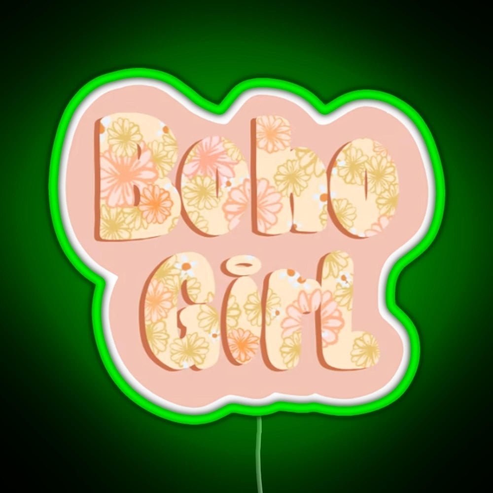 Boho Girl Rgb Neon Sign - Shineneon