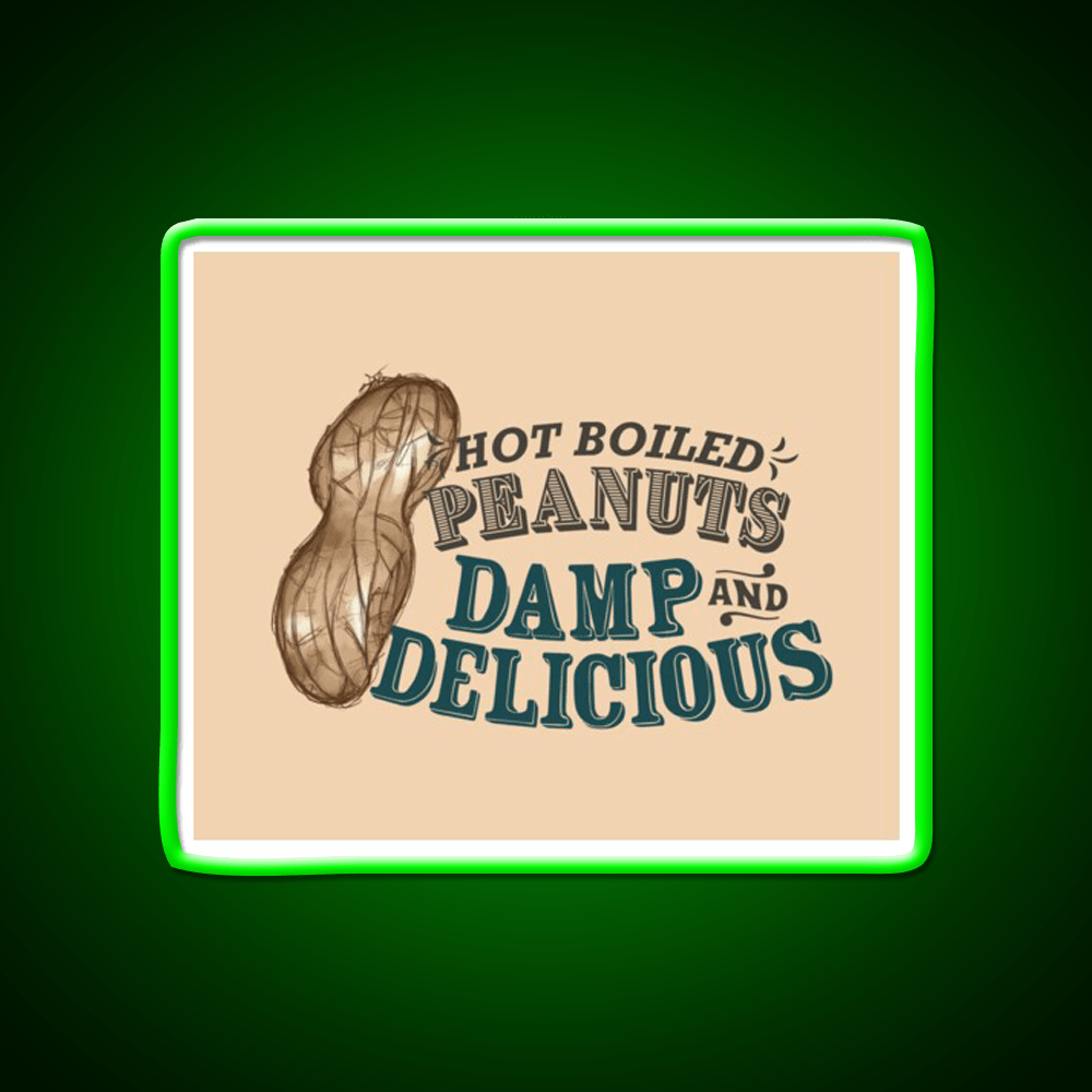 Boiled Peanuts Snack Food Led Neon Sign Rgb Color - Shineneon