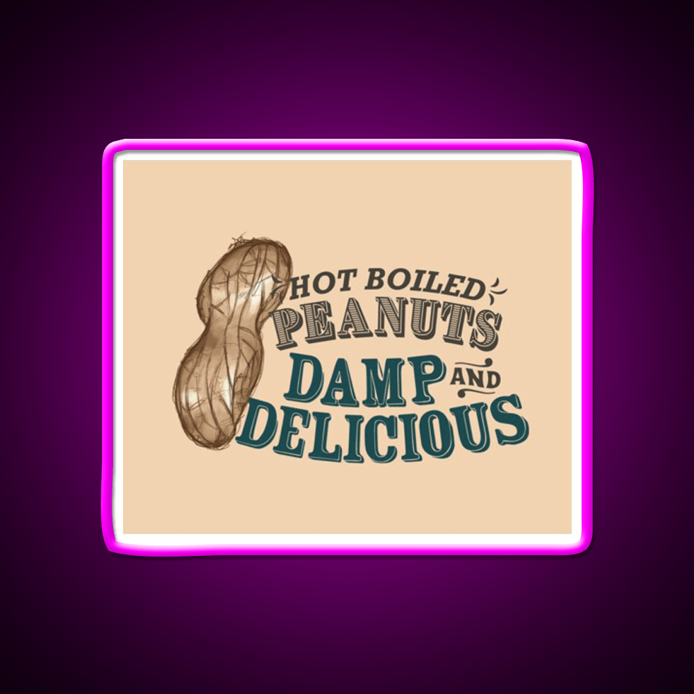 Boiled Peanuts Snack Food Led Neon Sign Rgb Color - Shineneon