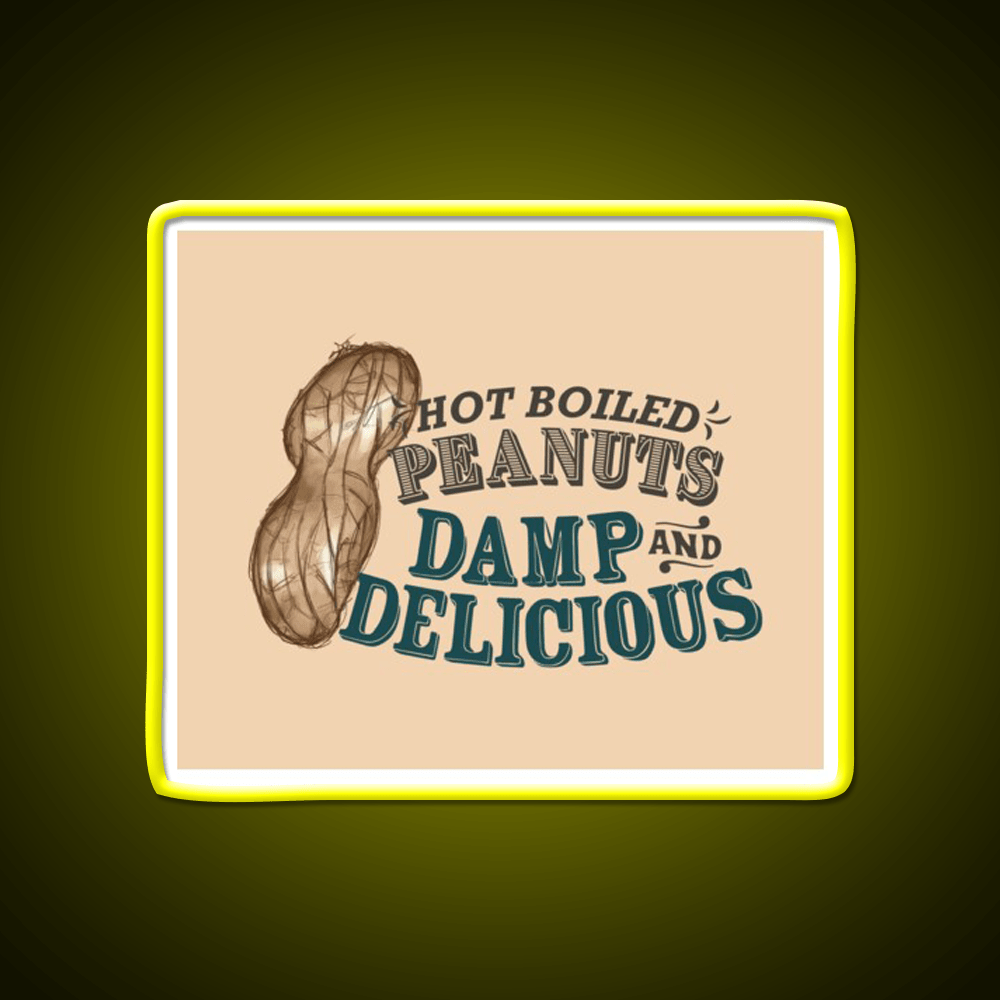 Boiled Peanuts Snack Food Led Neon Sign Rgb Color - Shineneon