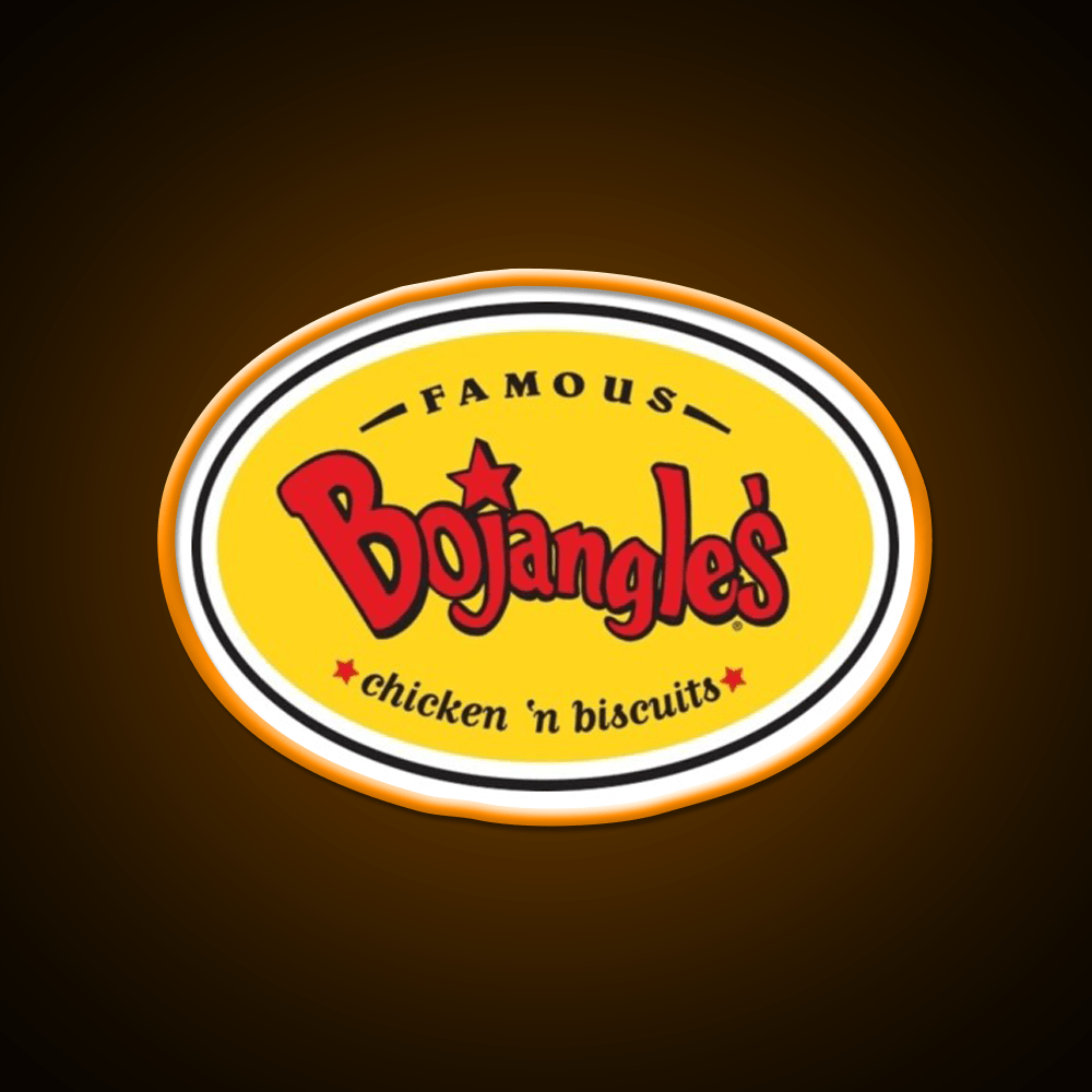 Bojangles Fast Food Led Neon Sign For Burger Place Rgb Color - Shineneon