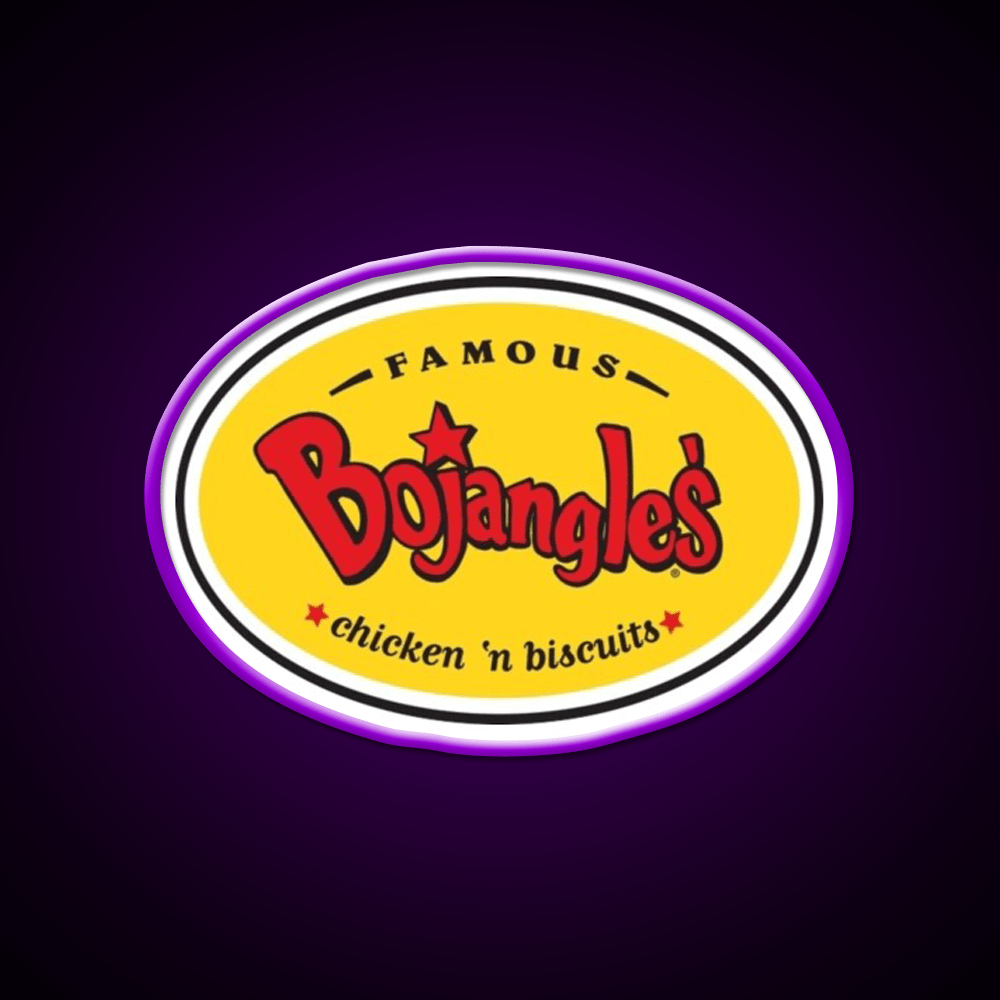 Bojangles Fast Food Led Neon Sign For Burger Place Rgb Color - Shineneon