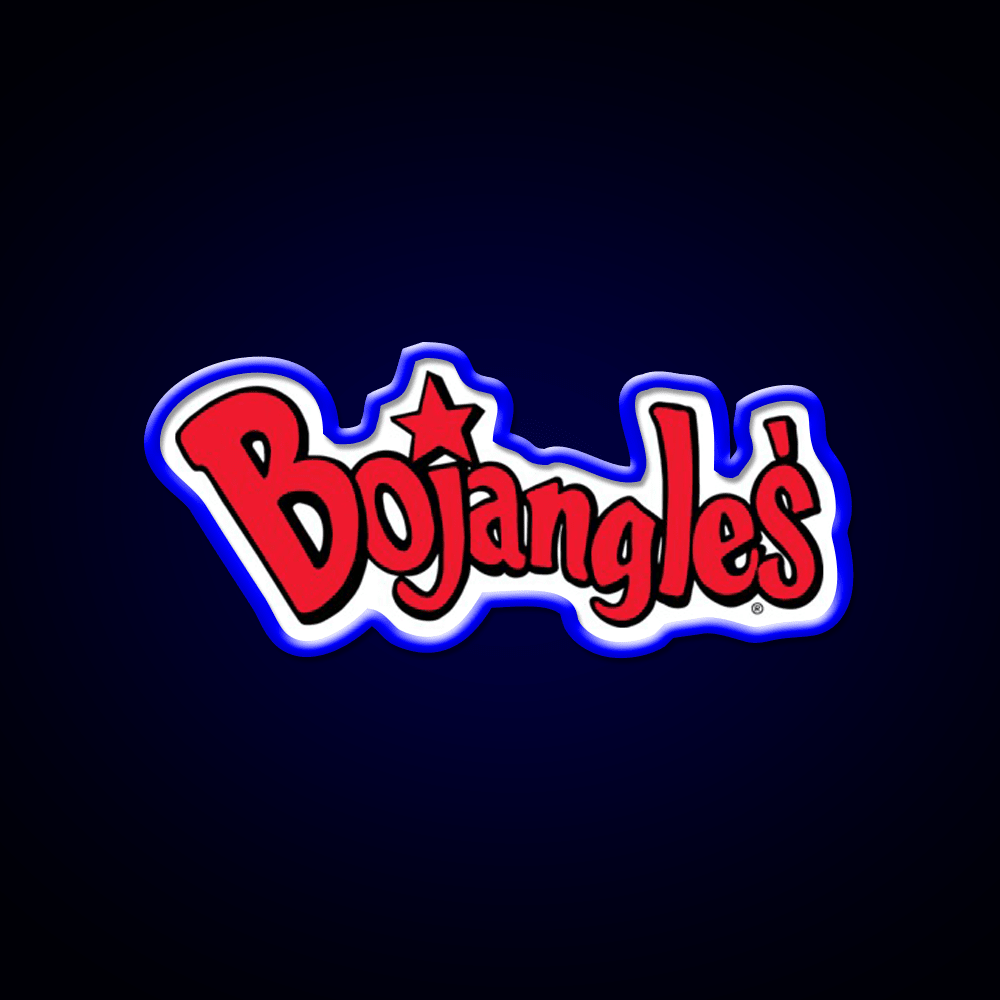 Bojangles Logo Fast Food Led Neon Sign For Burger Place Rgb Color - Shineneon