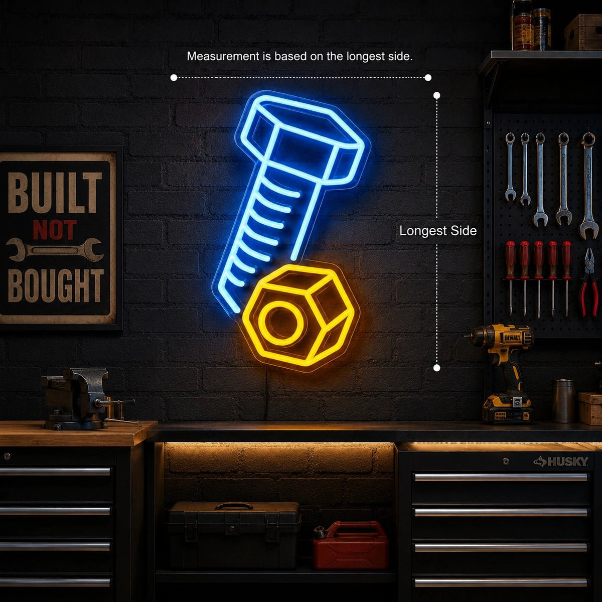 Bolt And Nut LED Neon Sign - Shineneon