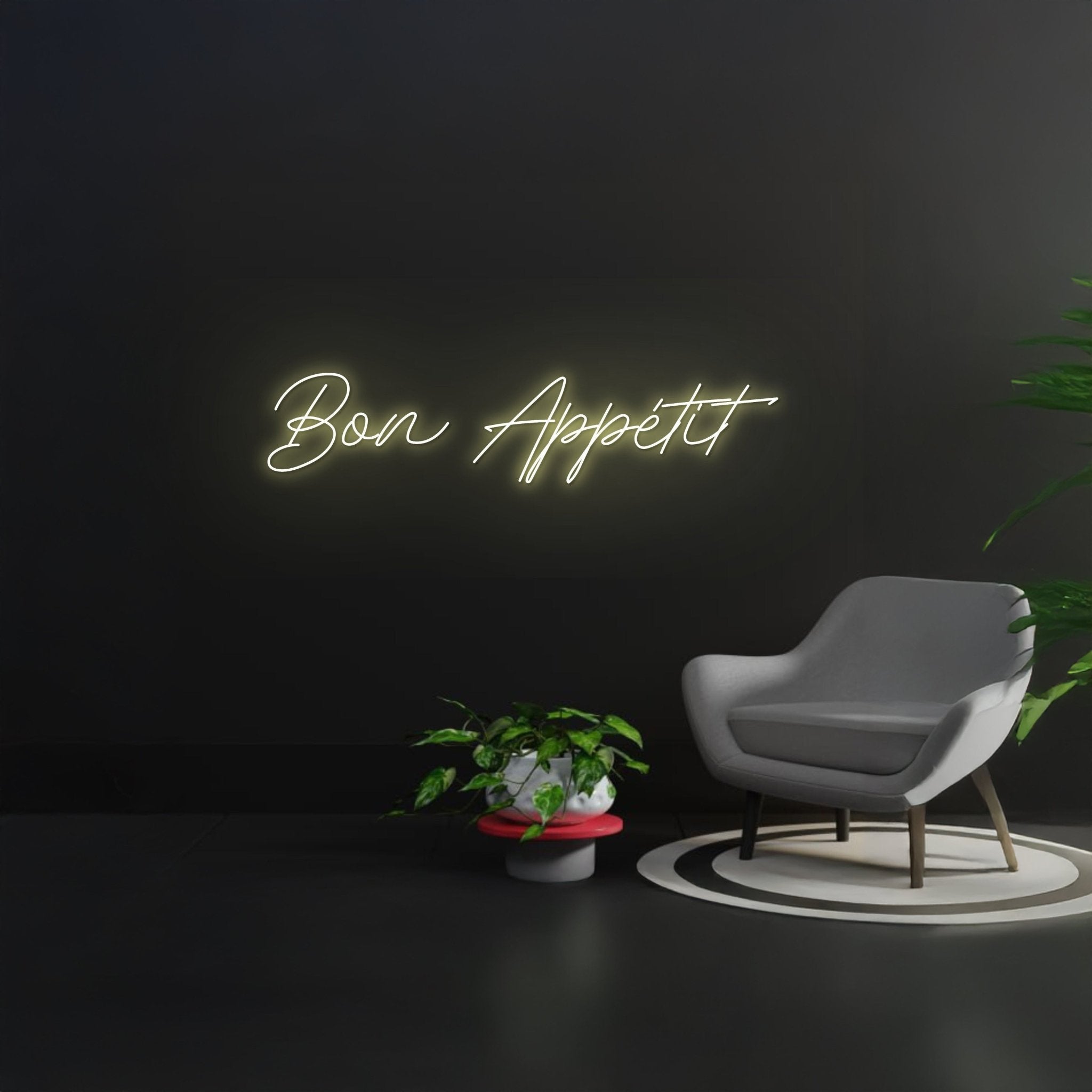Bon Appetit Neon Sign Personalized Inspirational - Shineneon