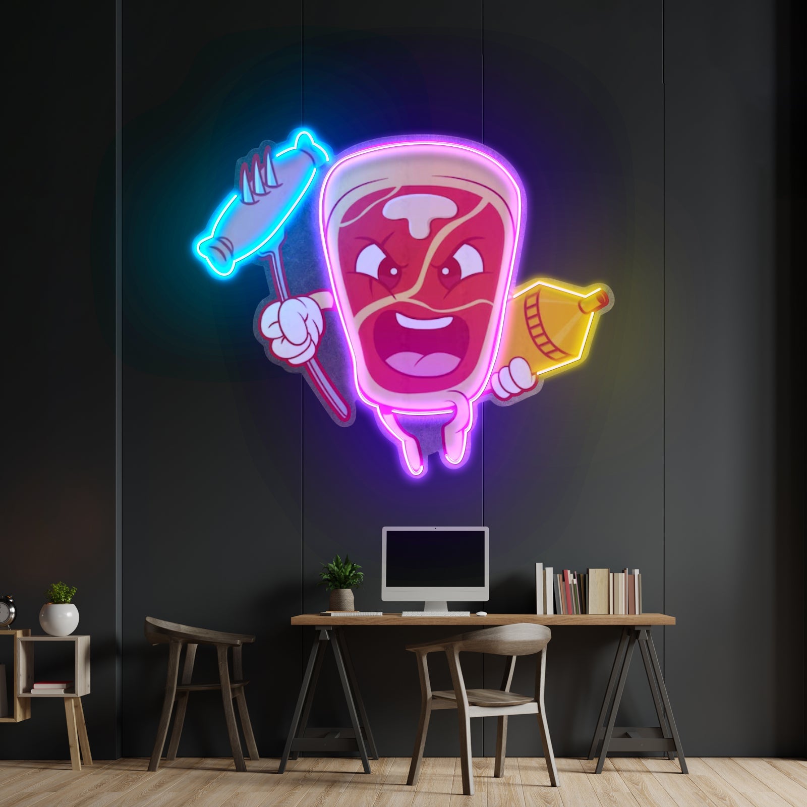 Bone Steak Led Neon Sign Light Custom Led Signs - Shineneon