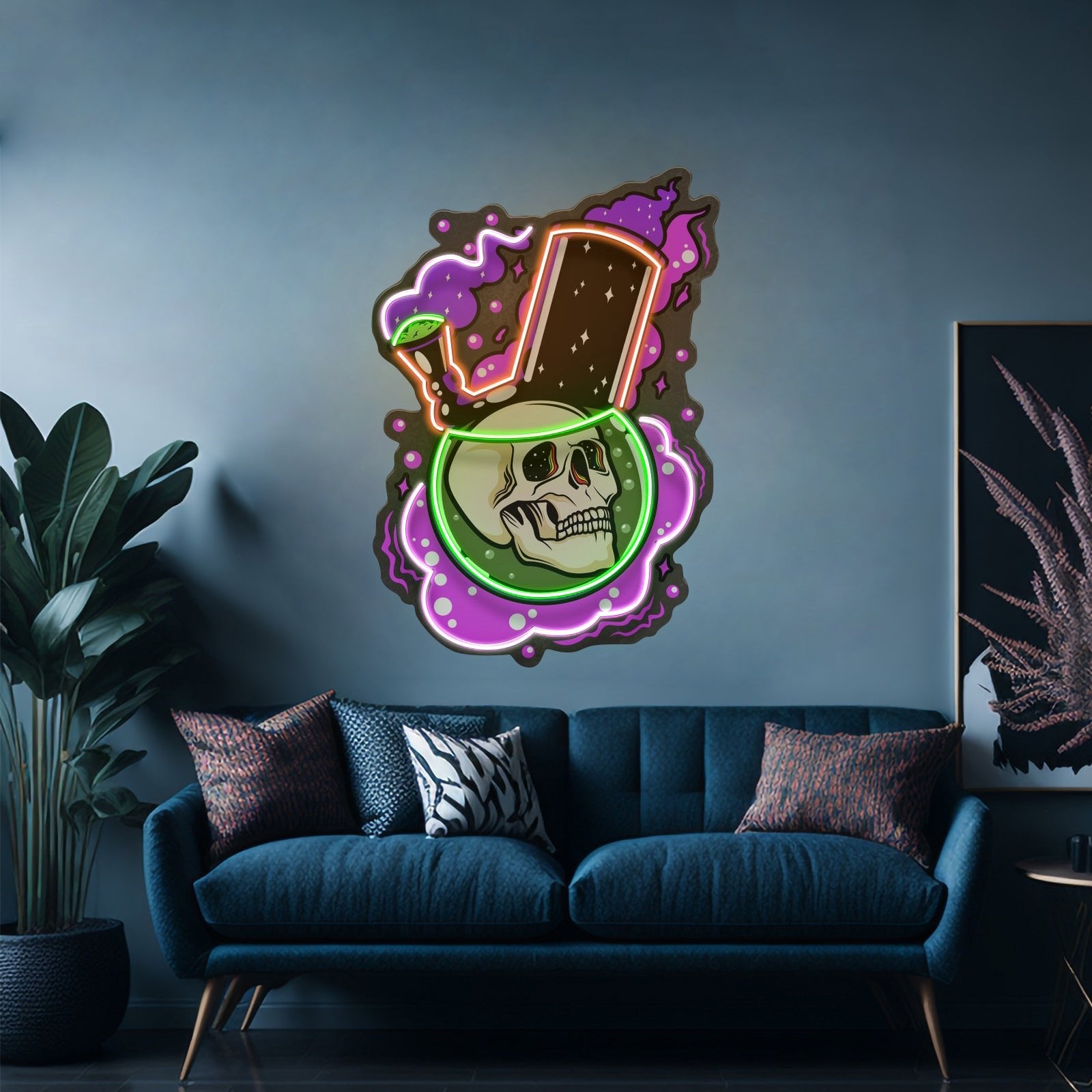 Bong Skull Led Neon Sign Light Custom Led Signs - Shineneon