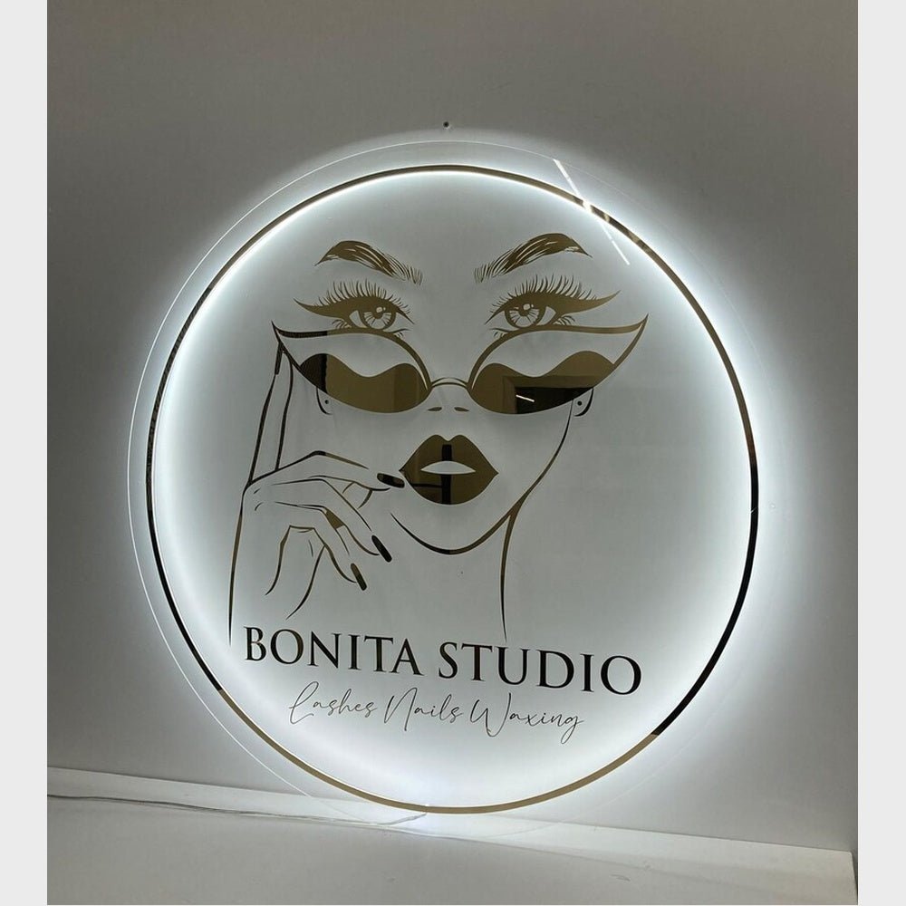Bonita Studio Acrylic Business Logo Sign - Shineneon