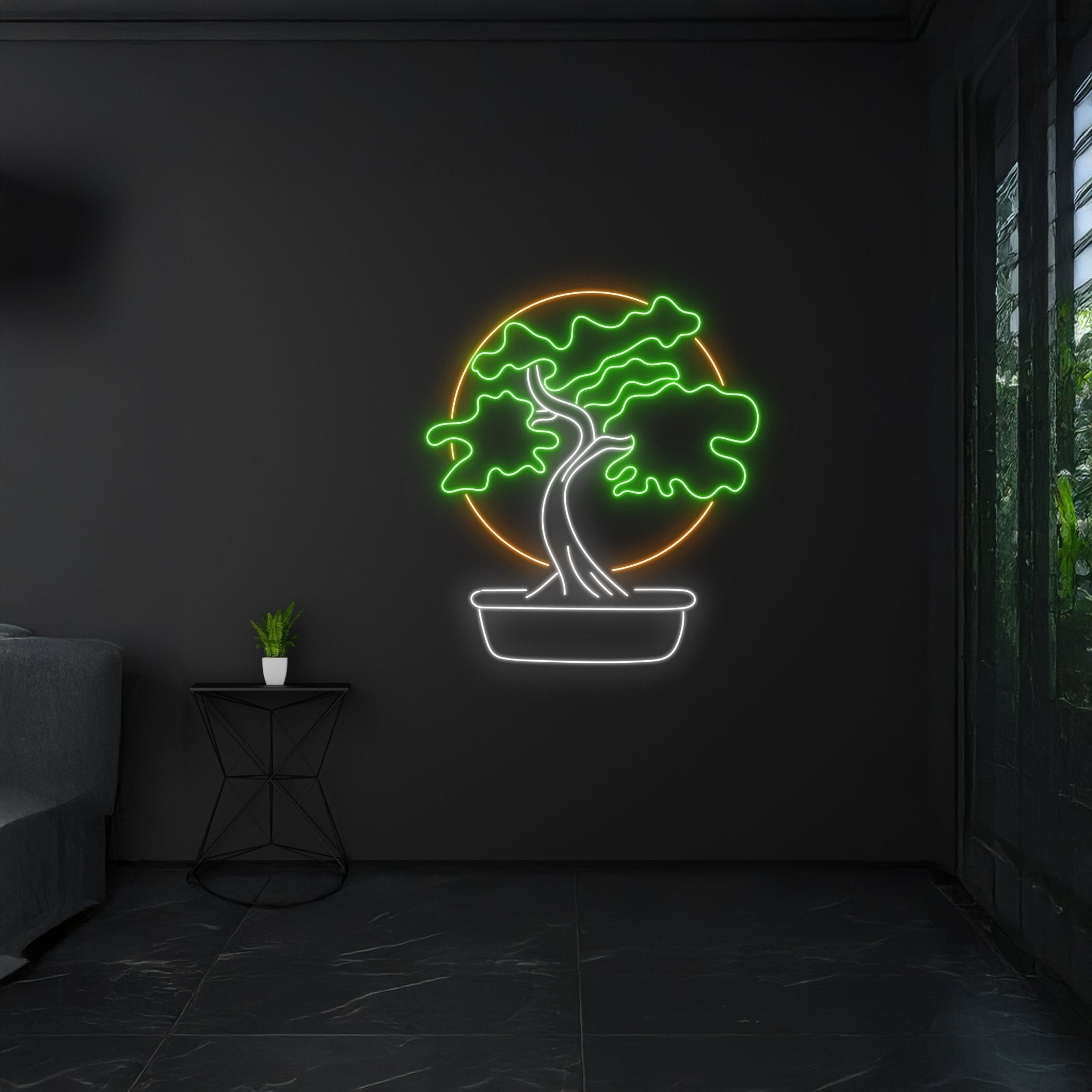 Bonsai Tree Neon Light Gardener Neon Lighting - Shineneon