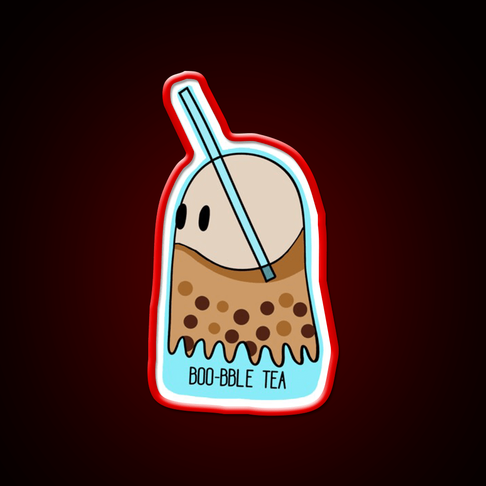 Boo Bble Tea Bubble Tea Led Neon Sign Chinese Food Rgb Color - Shineneon