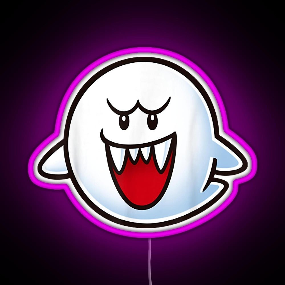 Boo Face Rgb Neon Sign - Shineneon