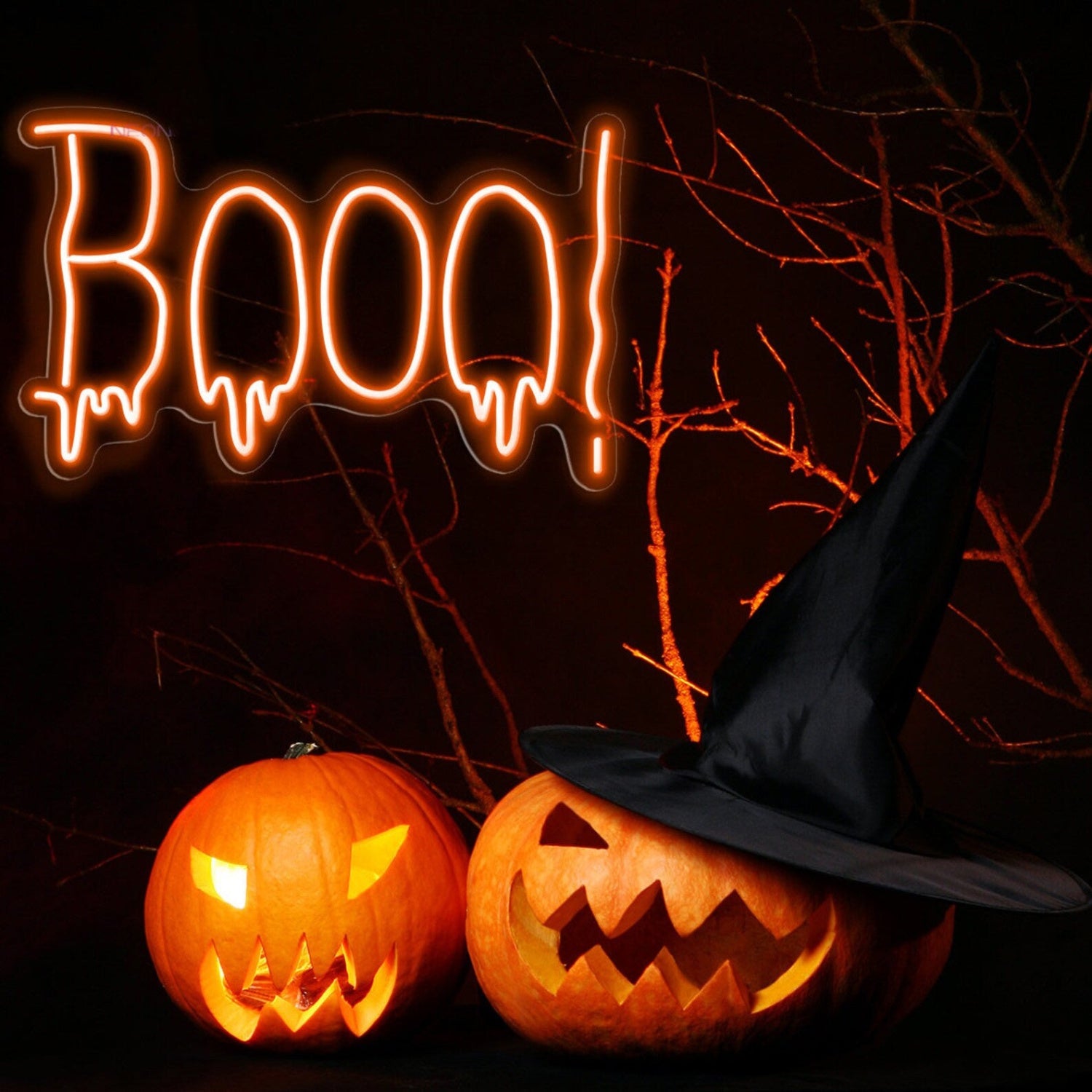 Boo Halloween Neon Sign Party Decorations | Shineneon