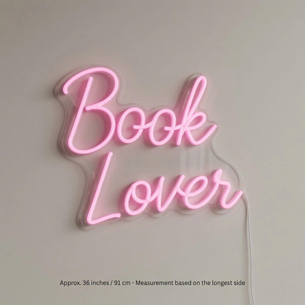 Book Lover LED Neon Sign - Shineneon