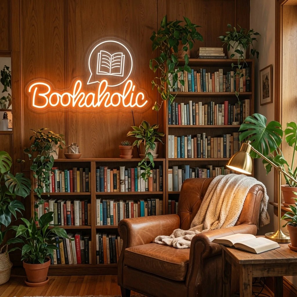Bookaholic LED Neon Sign - Shineneon