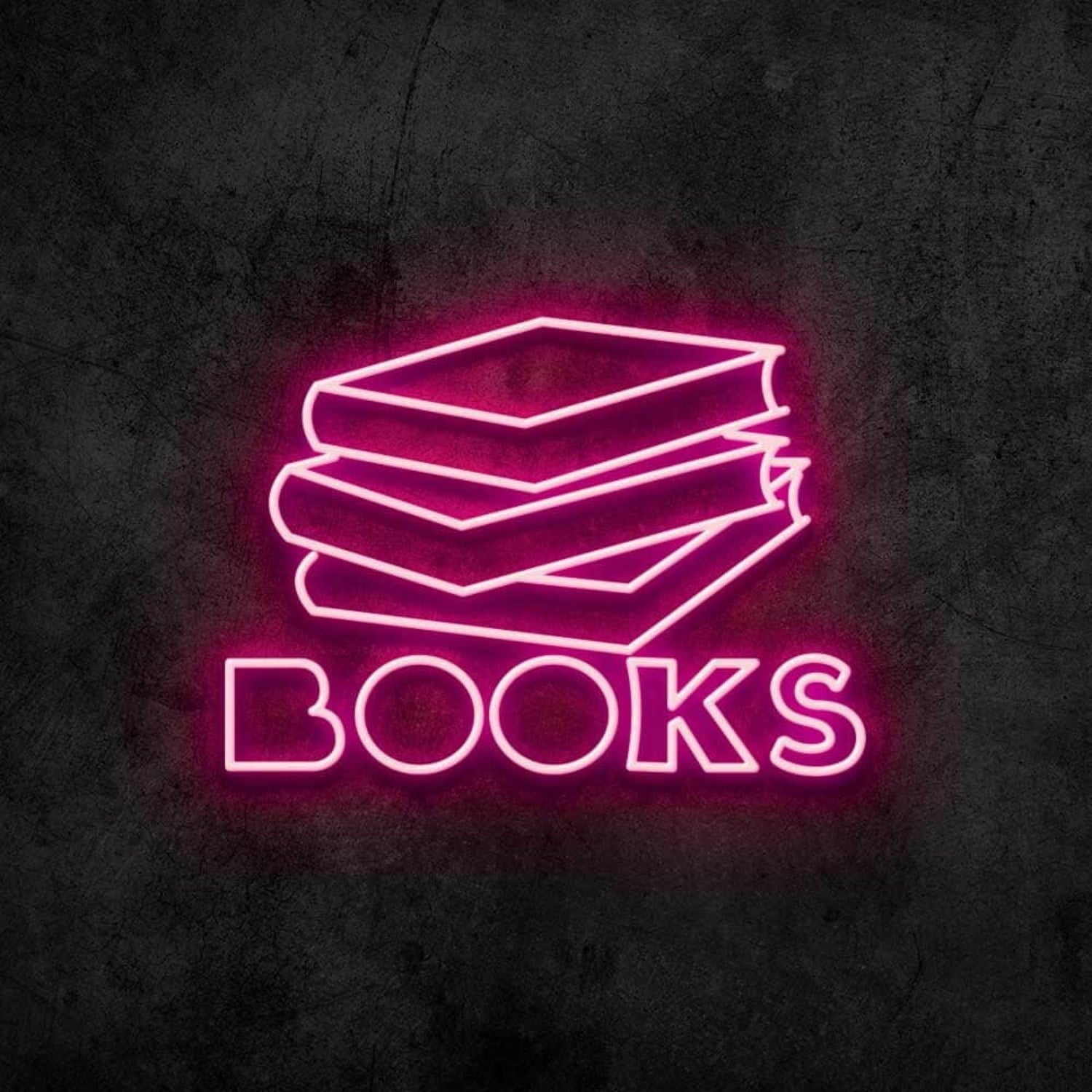 Books Led Neon Sign Bedroom Wall Decor - Shineneon