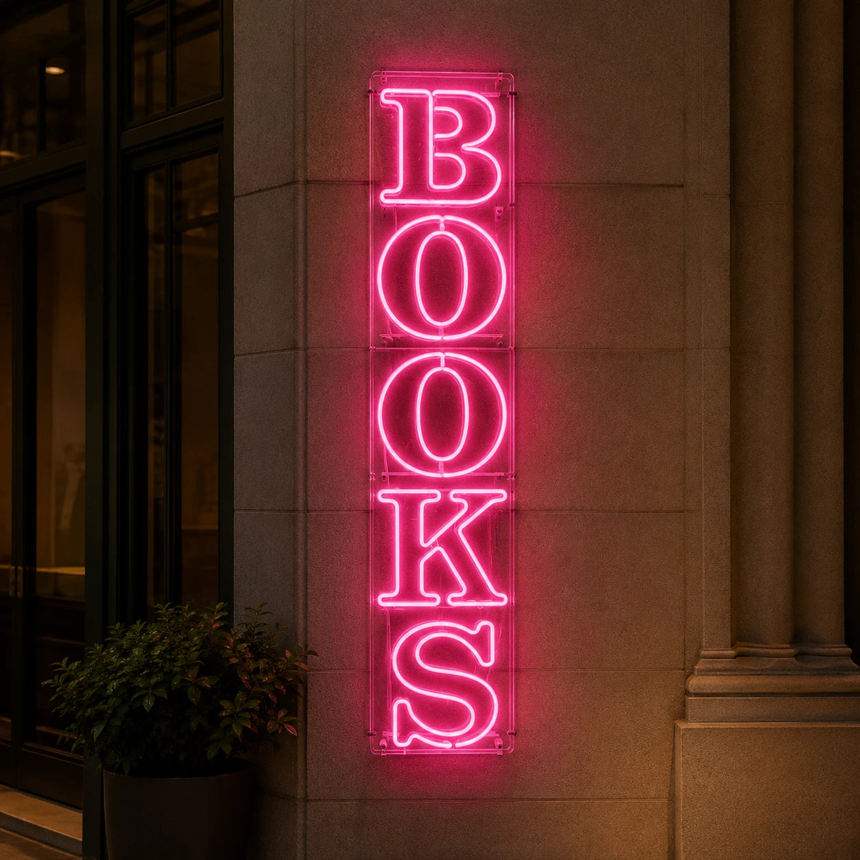 Books LED Neon Sign Home Wall Art - 04 Size Image