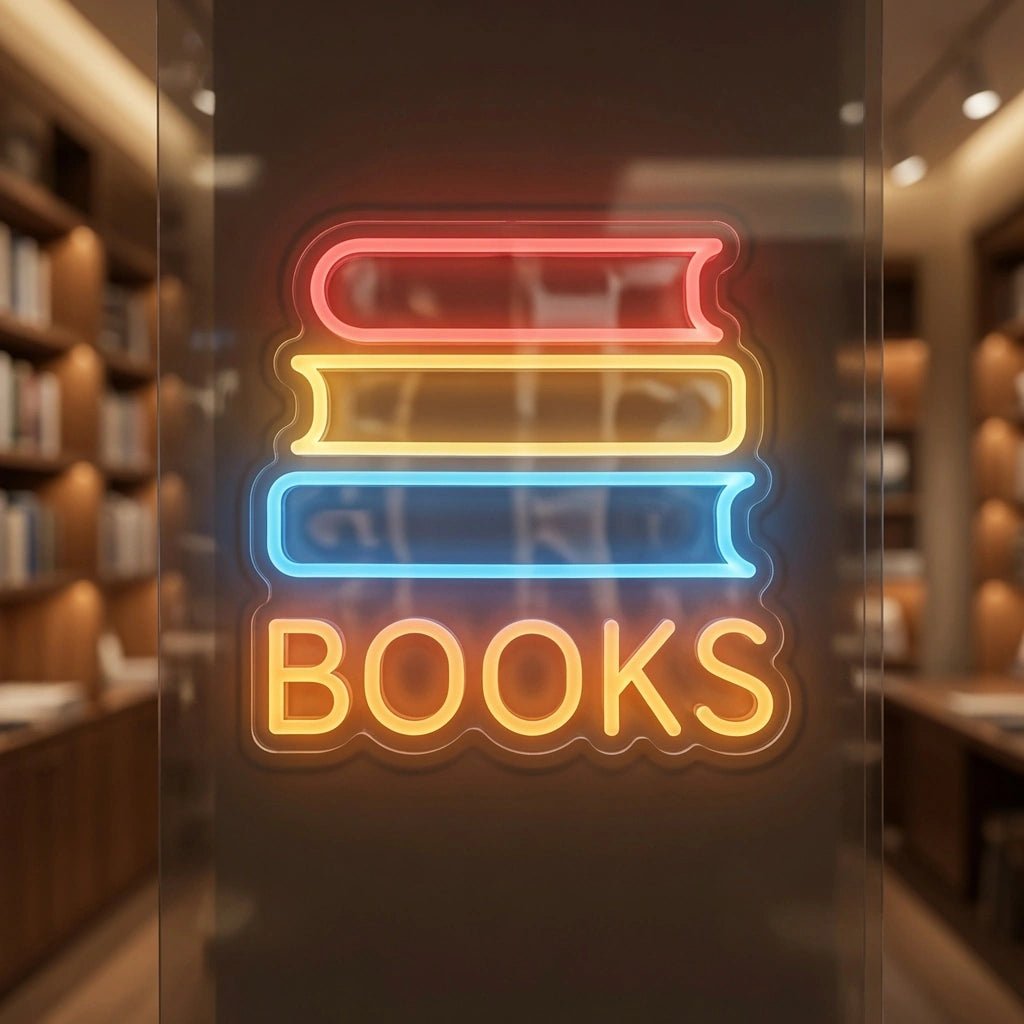 Books LED Neon Sign Wall Decor - Shineneon