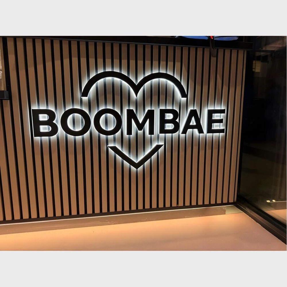 Boombae 3D Backlit Channel Letters Led Light Sign - Shineneon