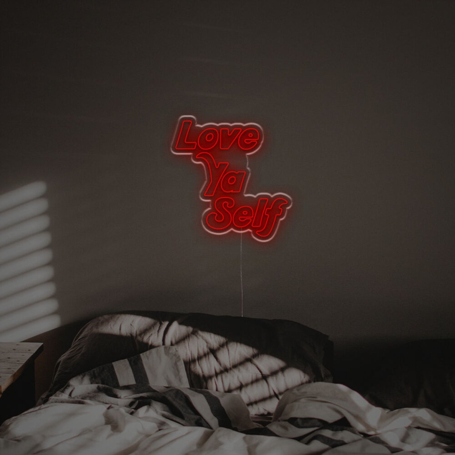 Boost Your Bedroom Vibe With The Love Ya Self Led Neon Sign | Shineneon