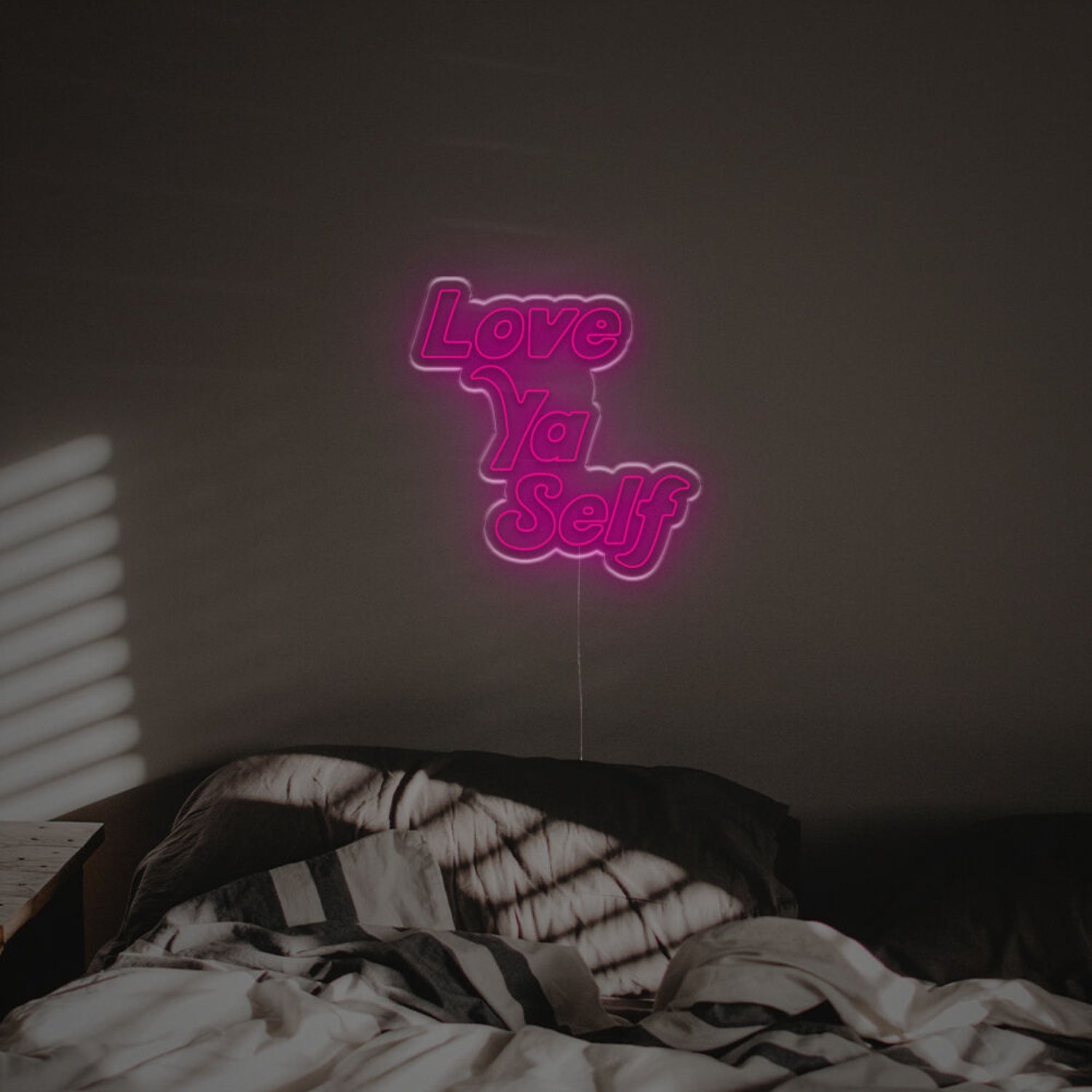 Boost Your Bedroom Vibe With The Love Ya Self Led Neon Sign | Shineneon