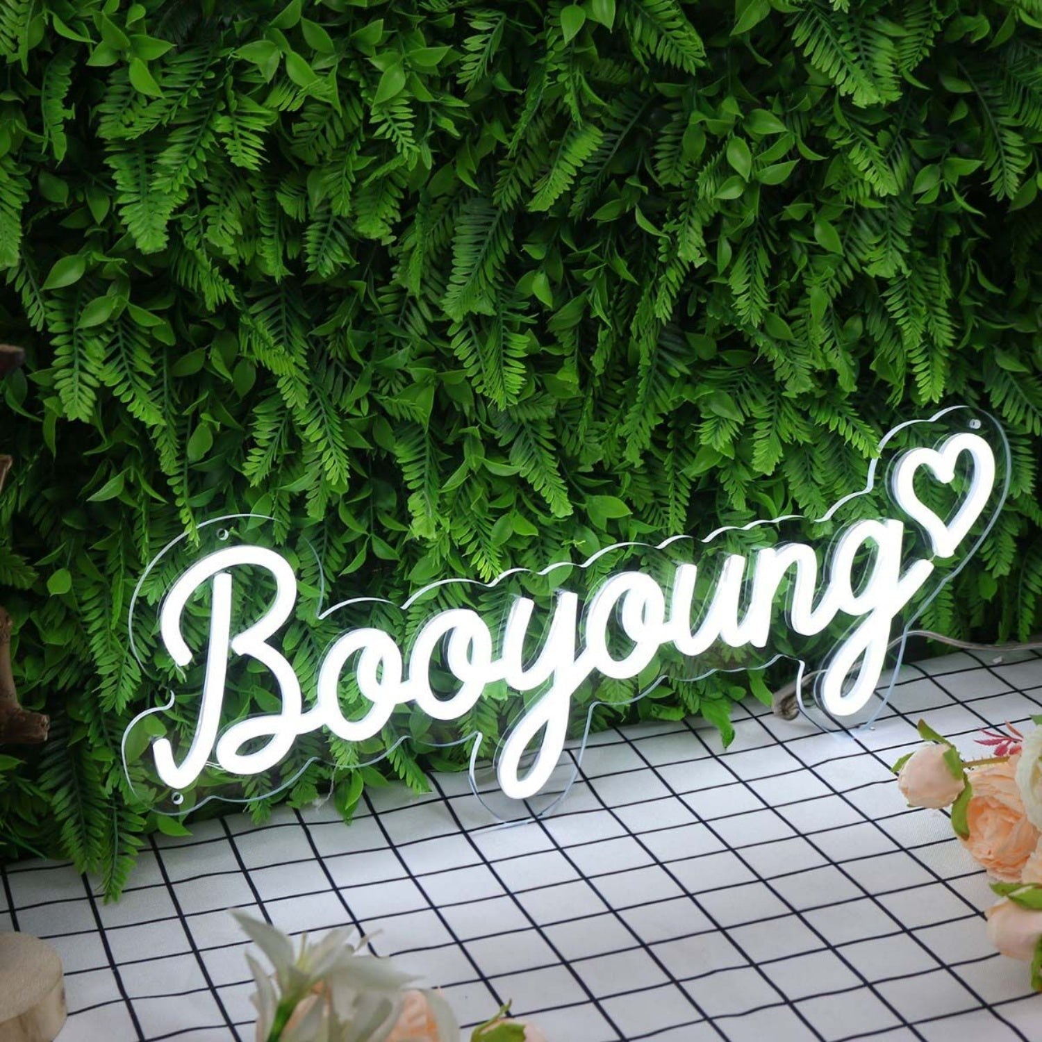 Booyoung White Led Neon Sign - Shineneon