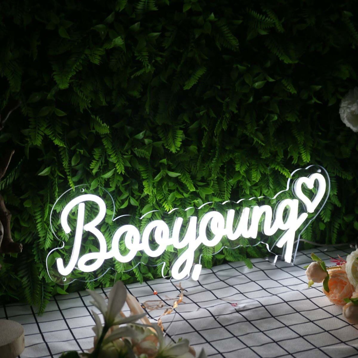 Booyoung White Led Neon Sign - Shineneon