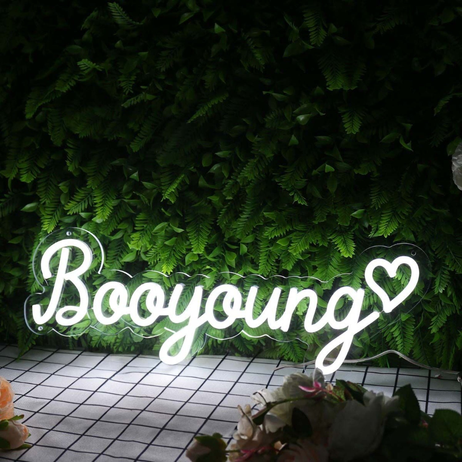 Booyoung White Led Neon Sign - Shineneon
