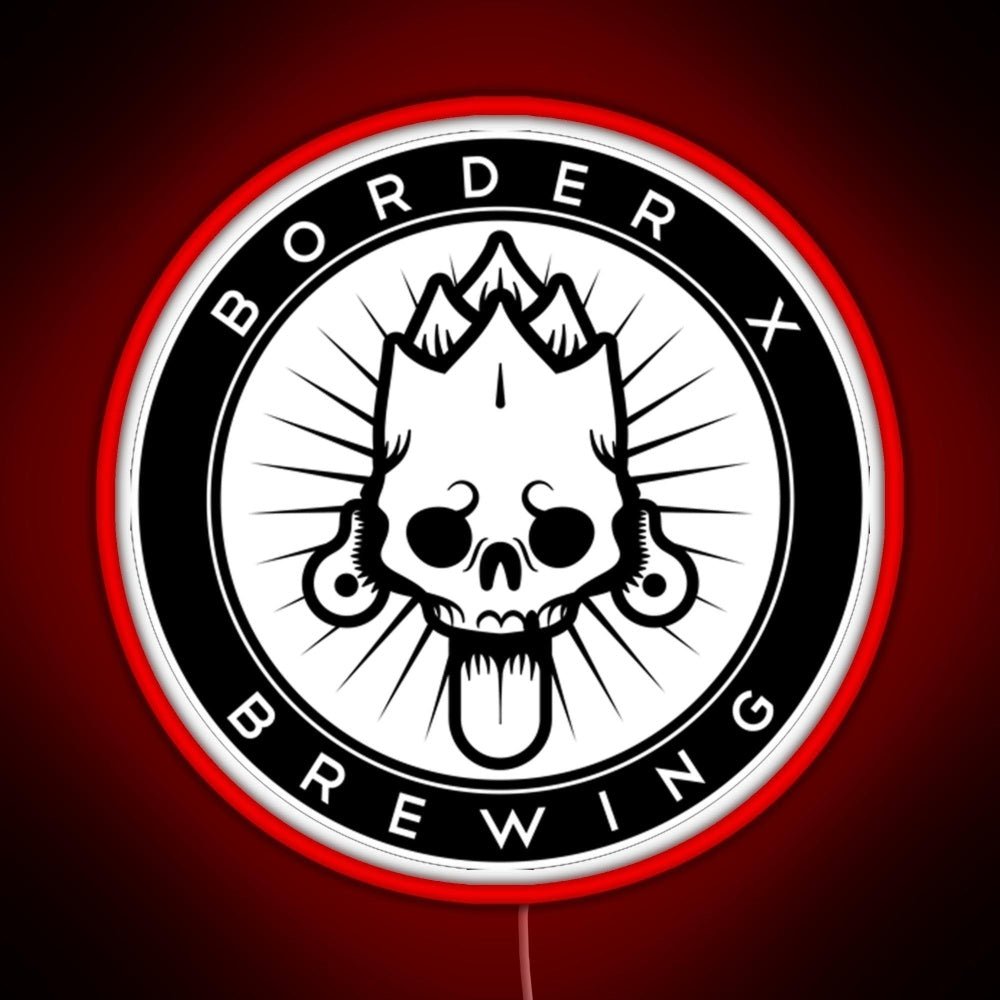 Border X Brewing Rgb Led Neon Sign Pop Wall Art - Shineneon
