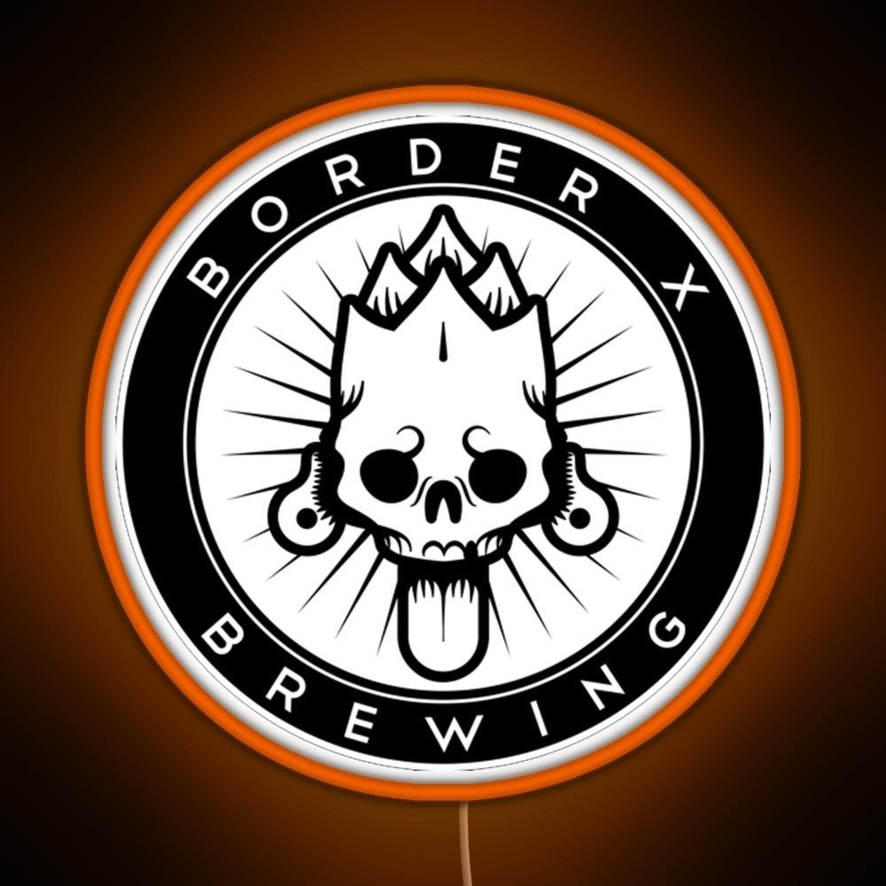 Border X Brewing Rgb Led Neon Sign Pop Wall Art - Shineneon