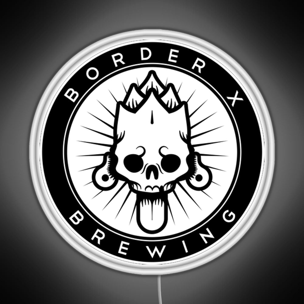 Border X Brewing Rgb Led Neon Sign Pop Wall Art - Shineneon