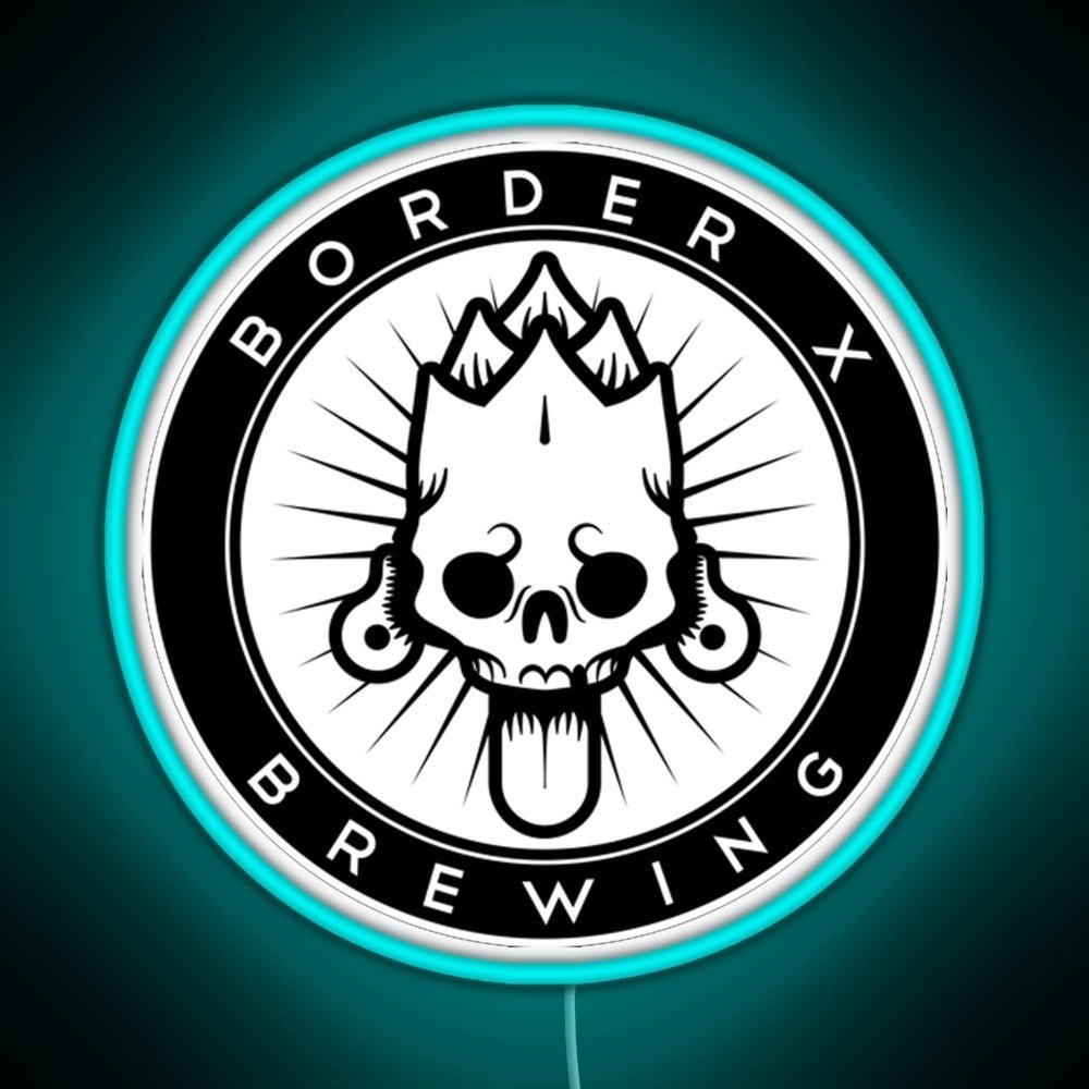 Border X Brewing Rgb Led Neon Sign Pop Wall Art - Shineneon