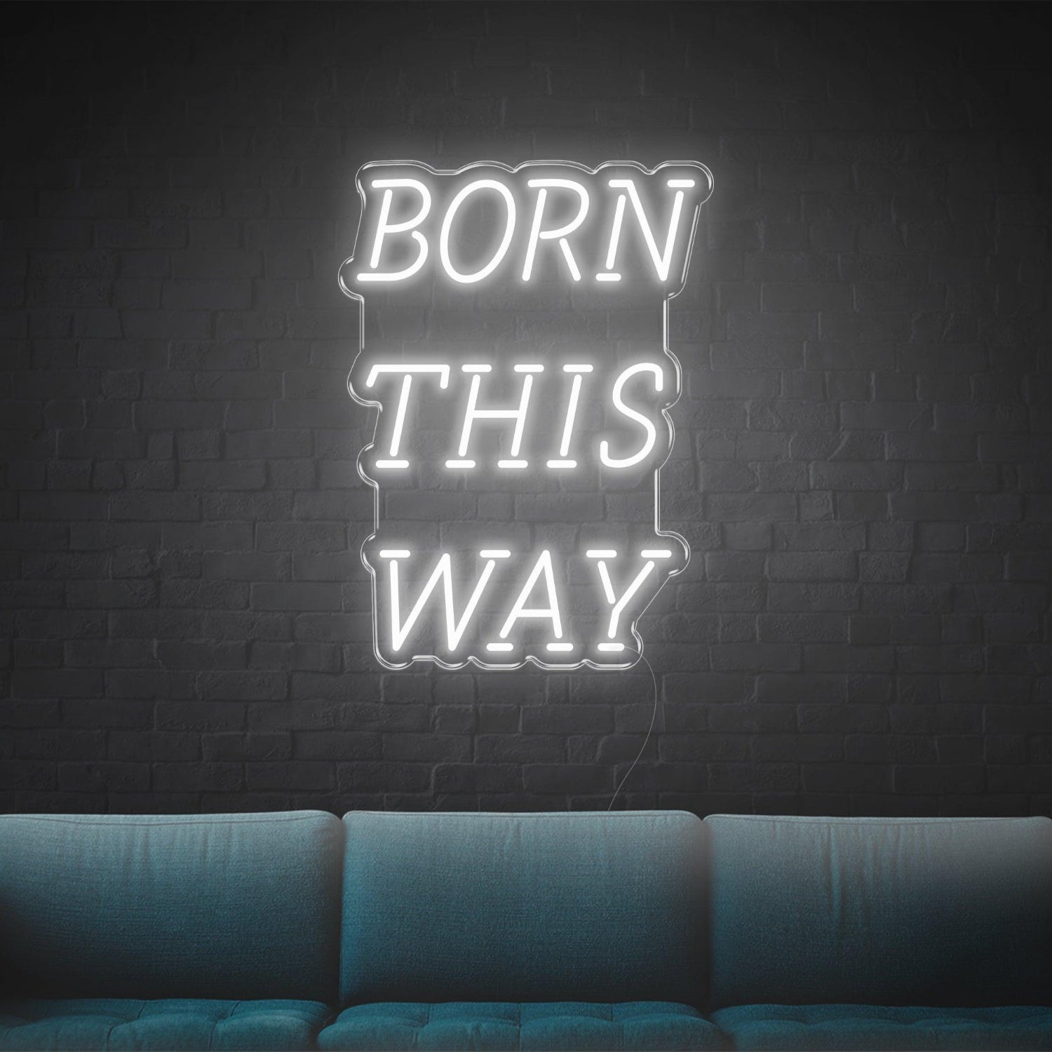 Born This Way Purple Led Neon Sign For Modern Home Cafe Bar Decor | Shineneon