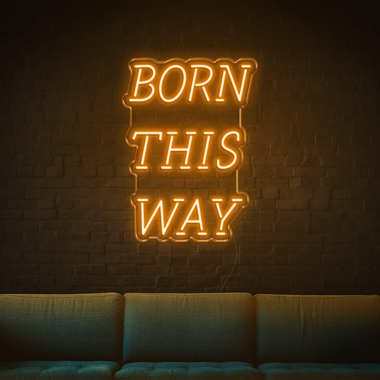 Born This Way Purple Led Neon Sign For Modern Home Cafe Bar Decor | Shineneon