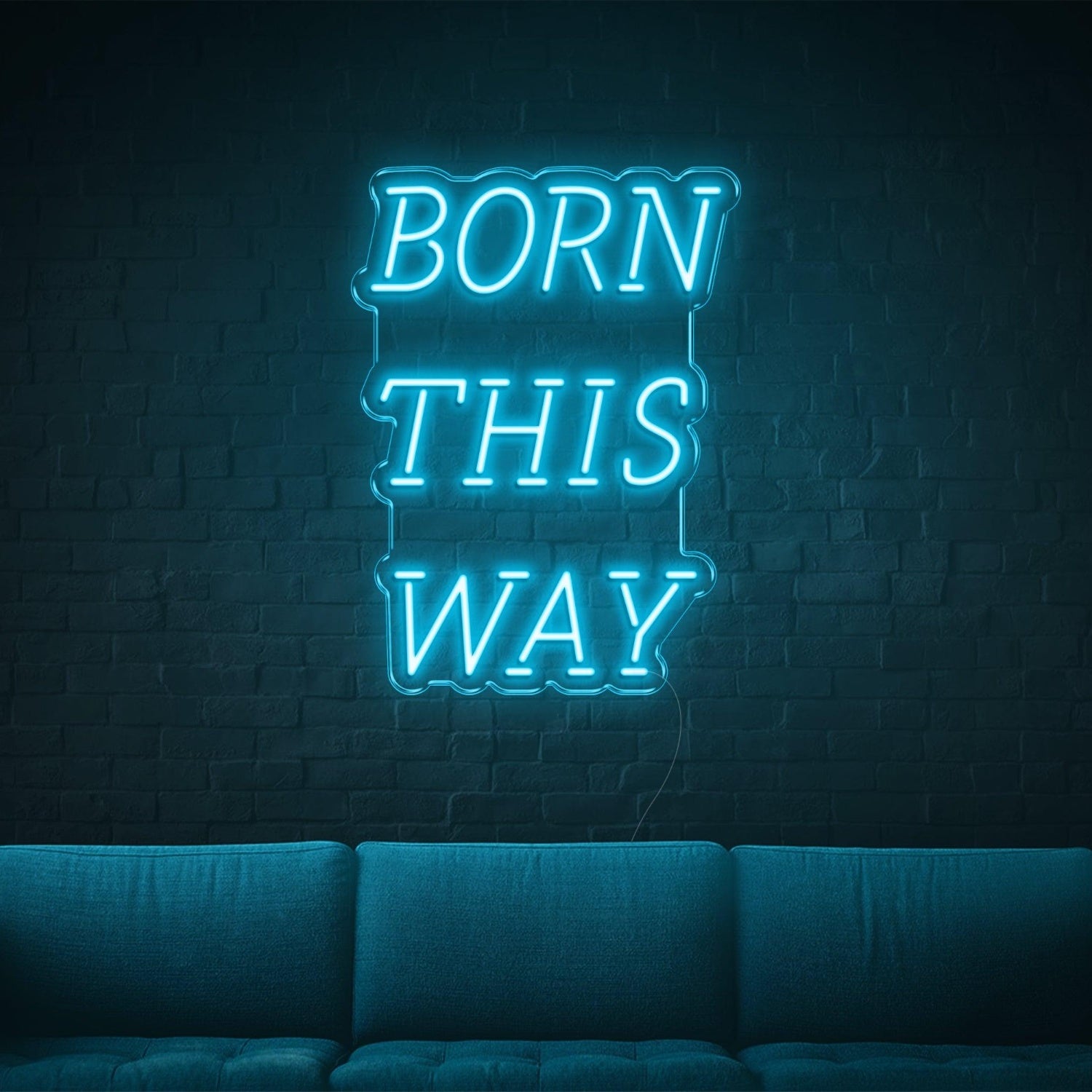 Born This Way Purple Led Neon Sign For Modern Home Cafe Bar Decor | Shineneon