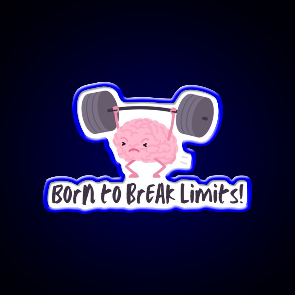Born To Break Limits Man Cave Bar Led Neon Sign Rgb Color - LED neon sign view 5