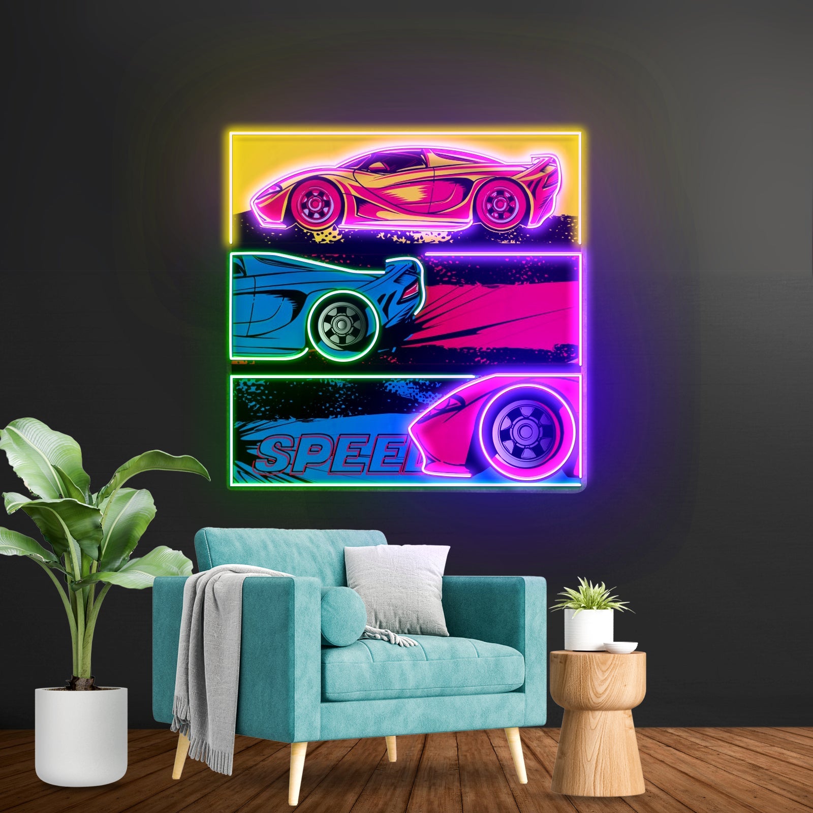 Born To Race Led Neon Sign Light Custom Led Signs - Shineneon