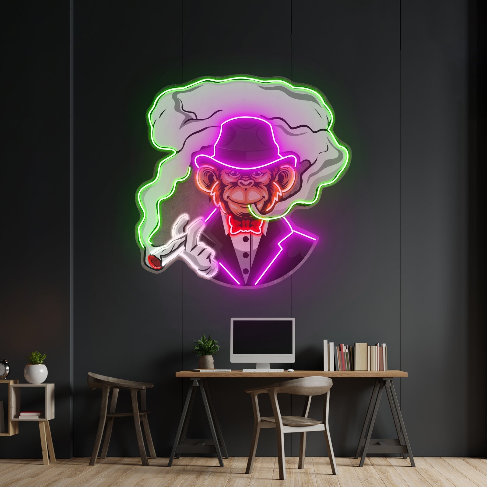 Boss Monkey Led Neon Sign Light Custom Led Signs - Shineneon