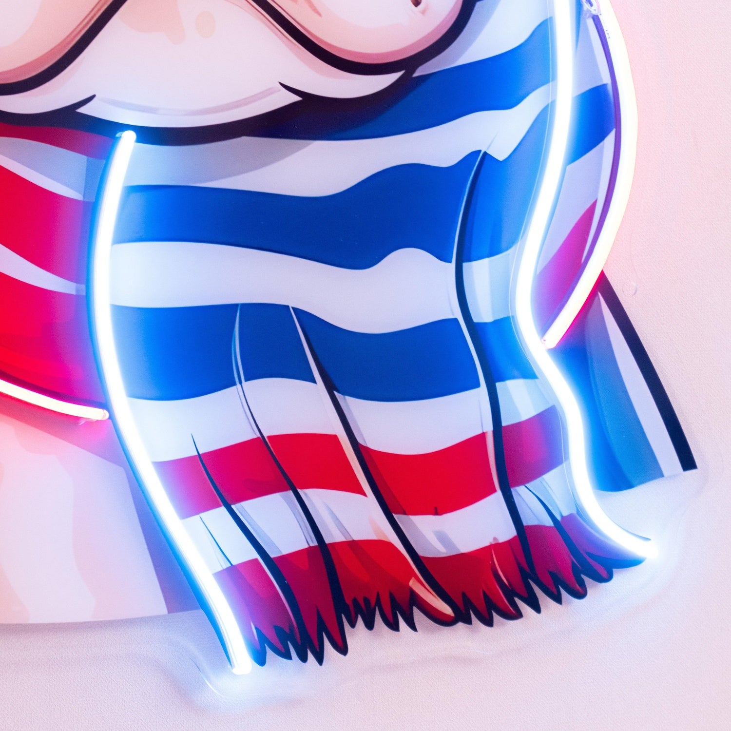 Boston Terrier Dog Orange Glasses Uv Printed Led Neon Sign For Pet Shop Home Decor | Shineneon