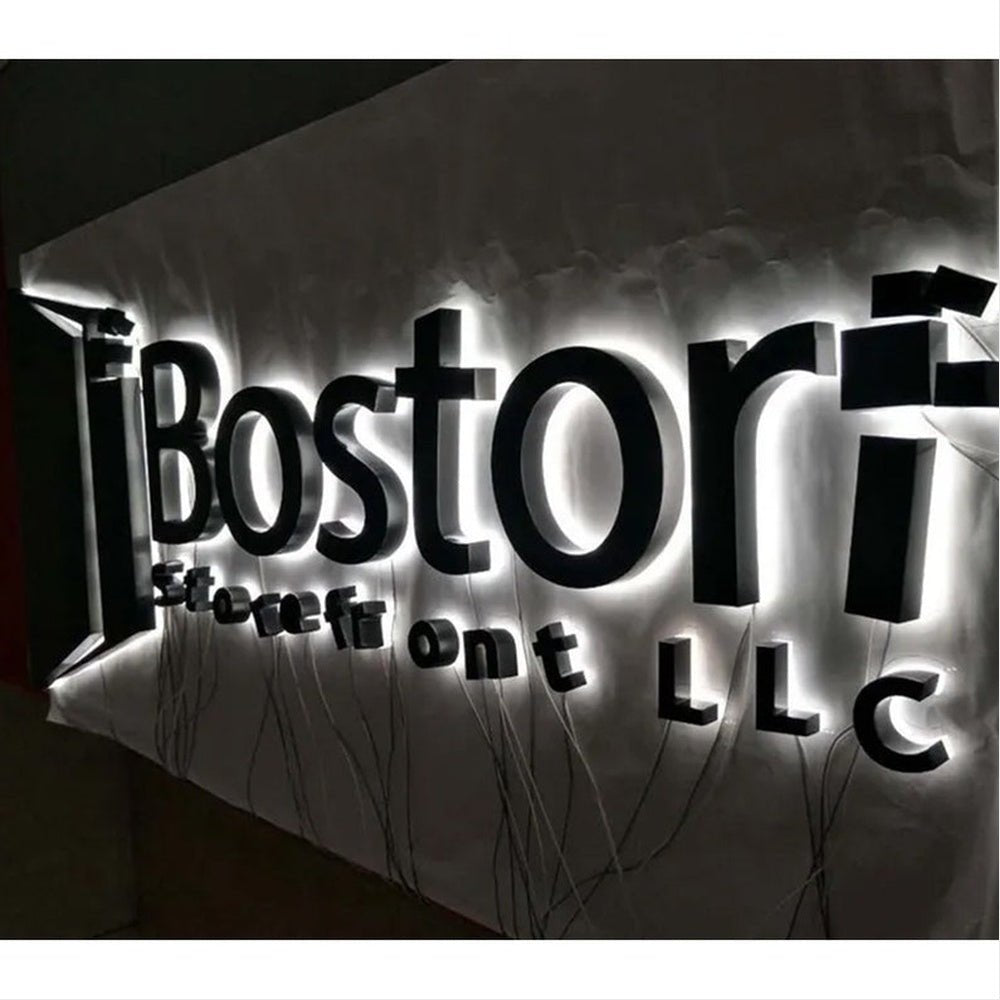 Bostori Storefront Llc 3D Backlit Channel Letters Led Light Sign - Shineneon