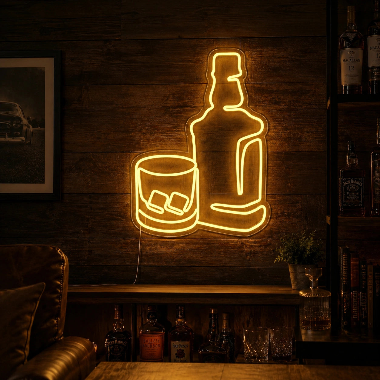 Bottle And Tumbler Neon Sign LED Neon Sign real lifestyle scene