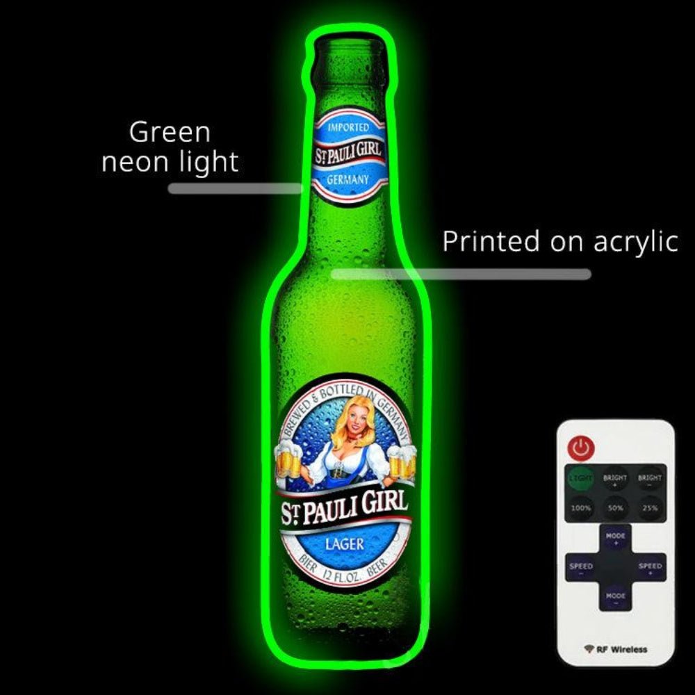 Bottle St Pauli Girl Neon Sign - Shineneon