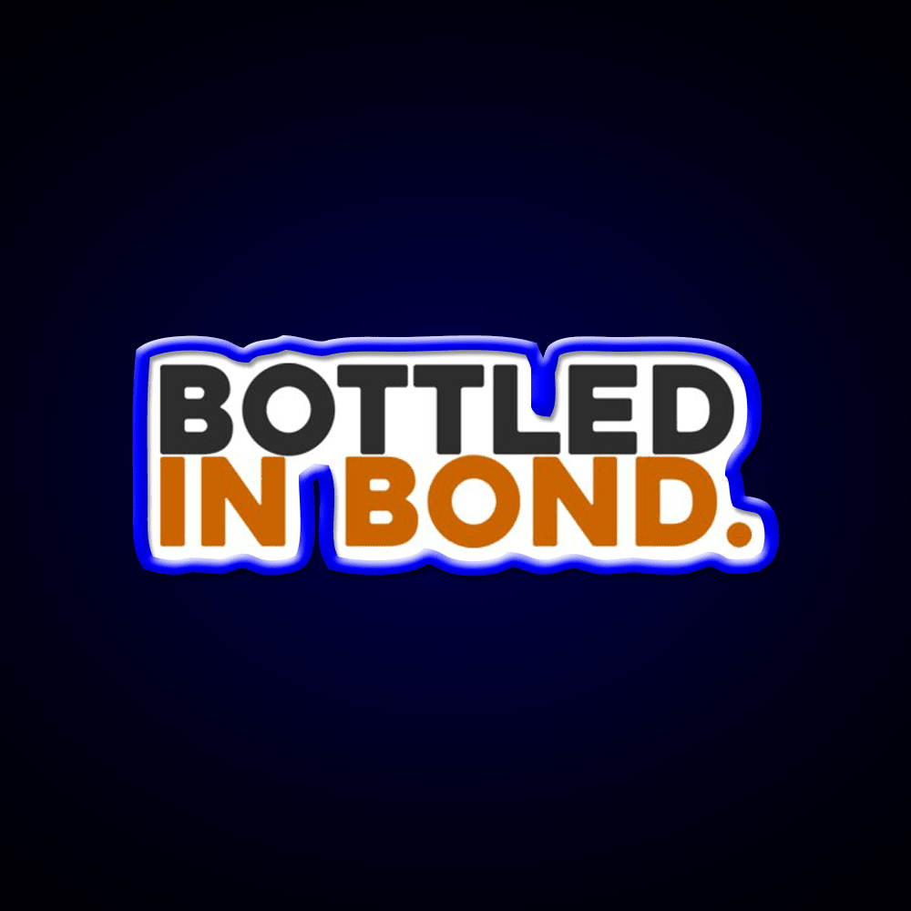 Bottled In Bond Cocktail Bar Decor Led Neon Sign Rgb Color - Shineneon