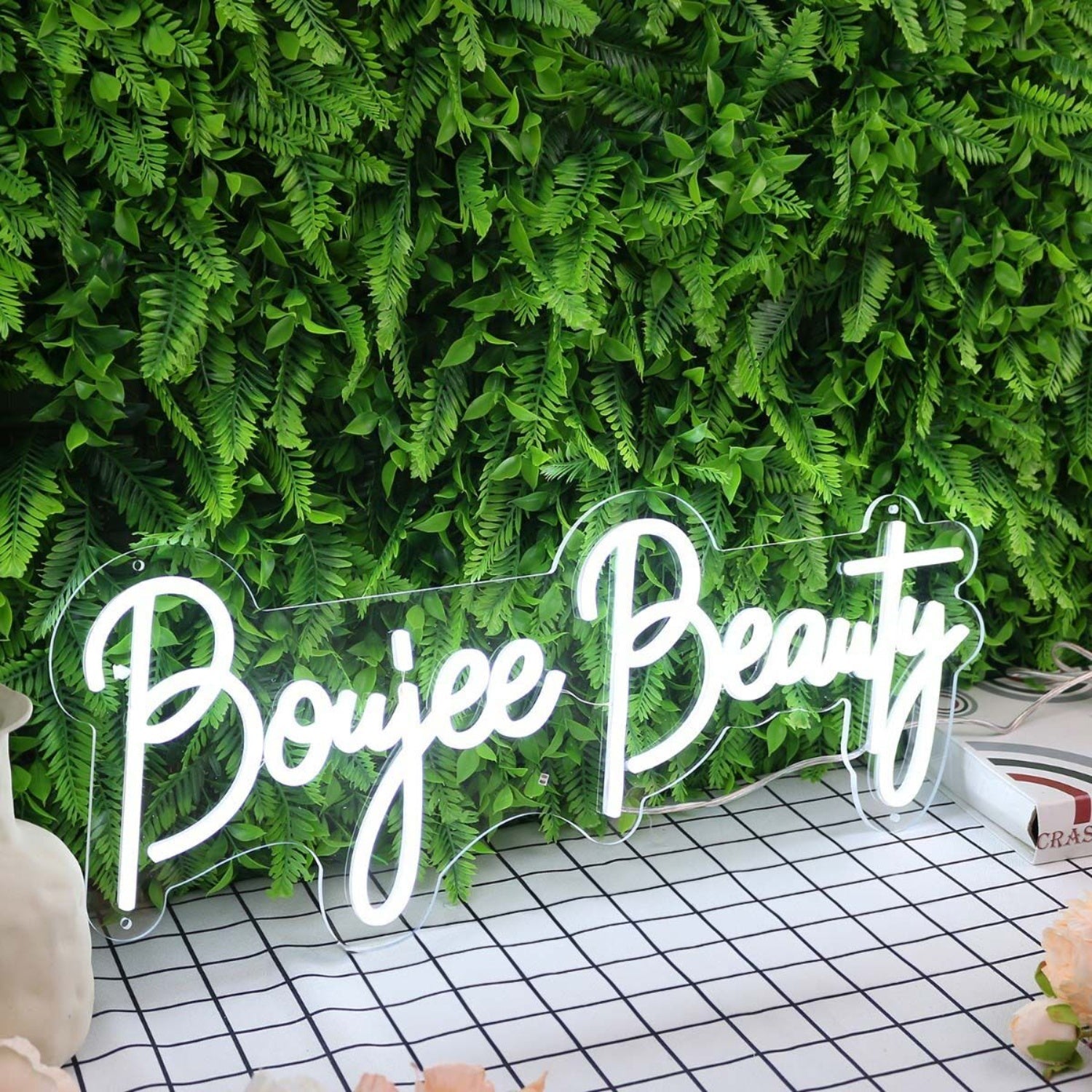 Boujee Beauty White Led Neon Sign - Shineneon