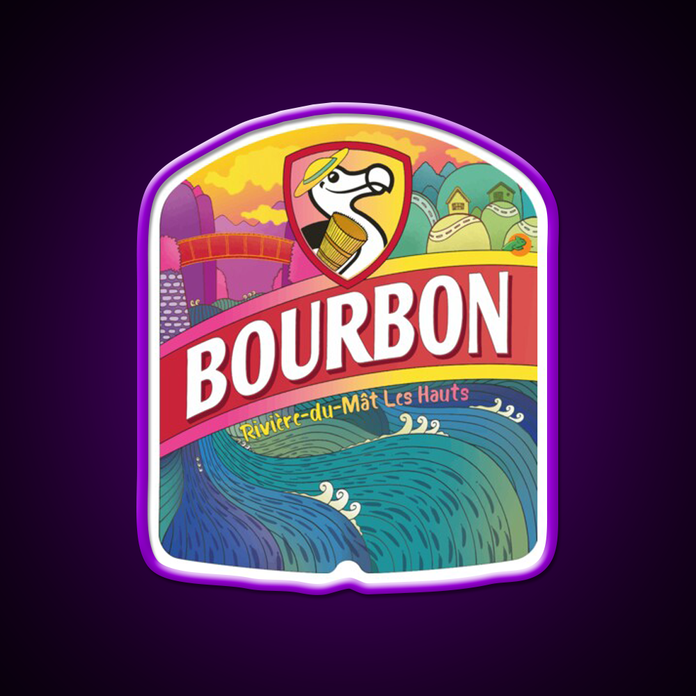 Bourbon Dodo Beer Bar Decor Led Neon Sign Rgb Color - LED neon sign view 9