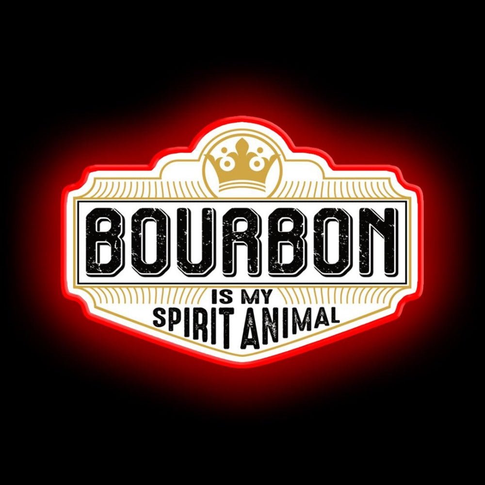 Bourbon Is My Spirit Animal Neon Sign - Shineneon