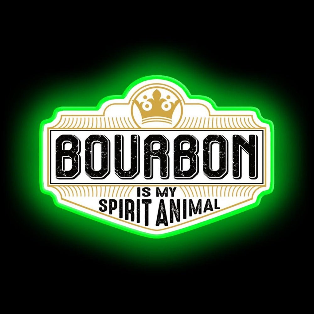 Bourbon Is My Spirit Animal Neon Sign - Shineneon
