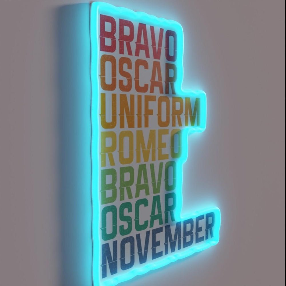 Bourbon Secret Code Rgb Led Neon Sign - Shineneon