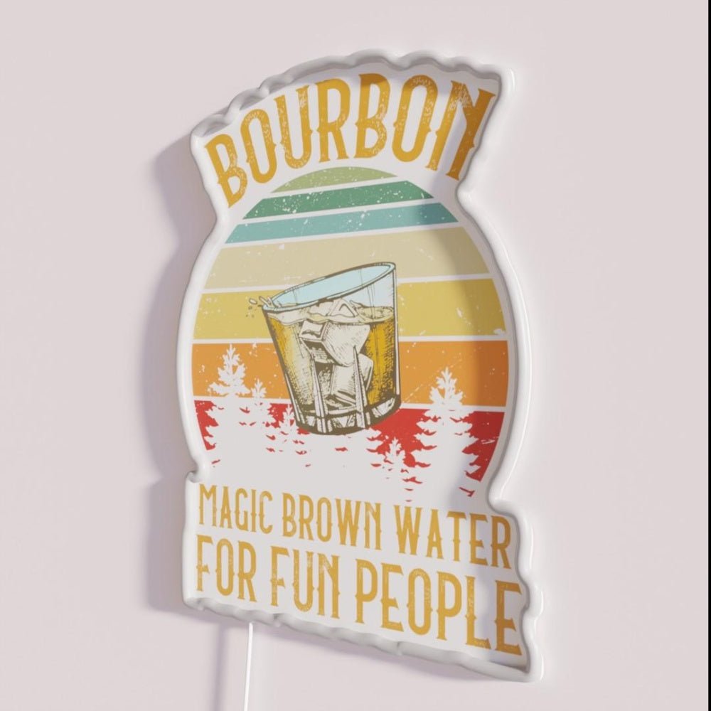 Bourbon Whiskey Rgb Led Neon Sign - Shineneon